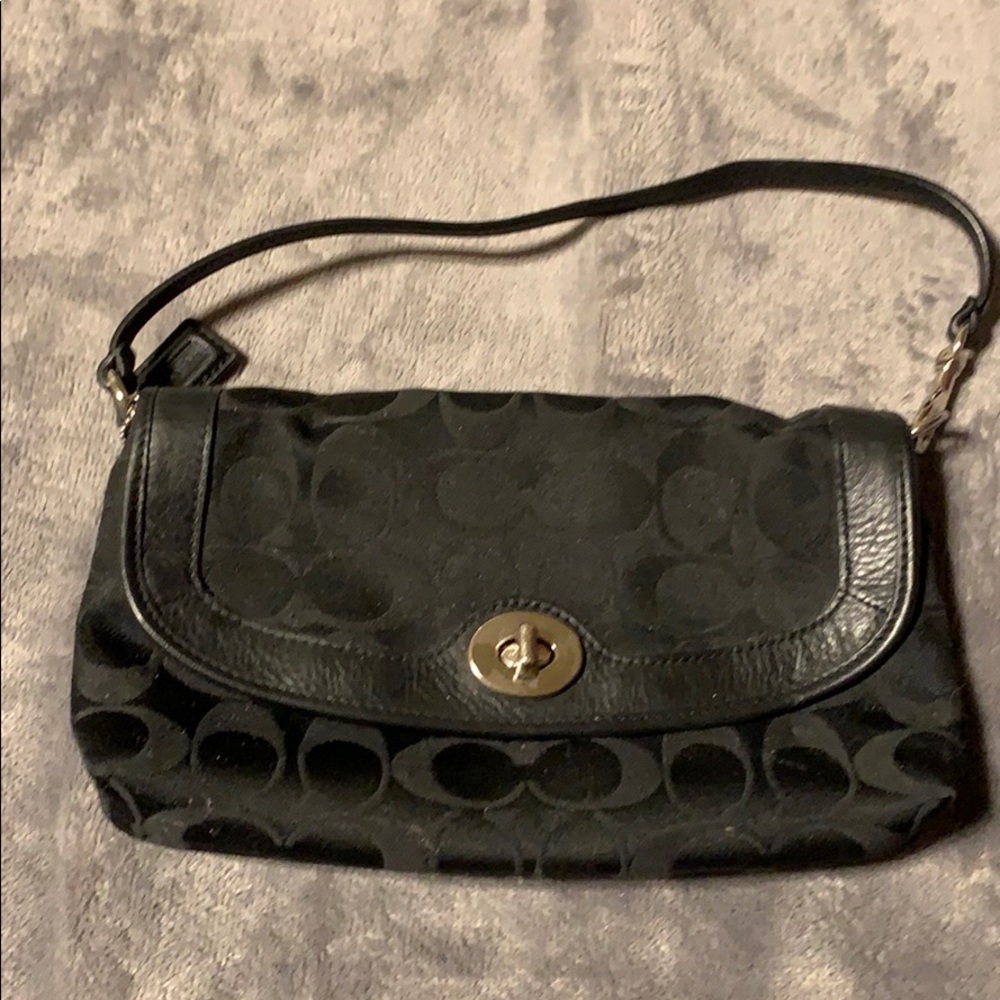 Coach clutch or wrist bag